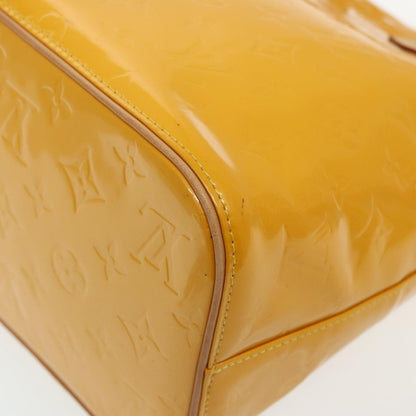 Louis Vuitton Houston Handbag Monogram Vernis, YELLOW, PATENT_LEATHER, Handbag