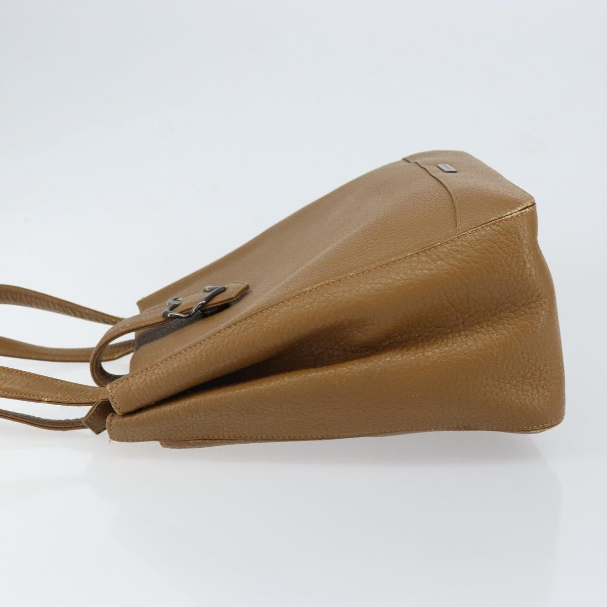 Saint Laurent Vintage Handbag Leather, BROWN, LEATHER, Handbag