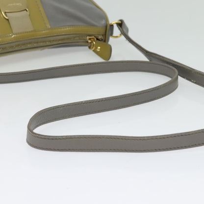 Salvatore Ferragamo Vala Shoulder Bag Leather, GRAY, LEATHER, Shoulder bag