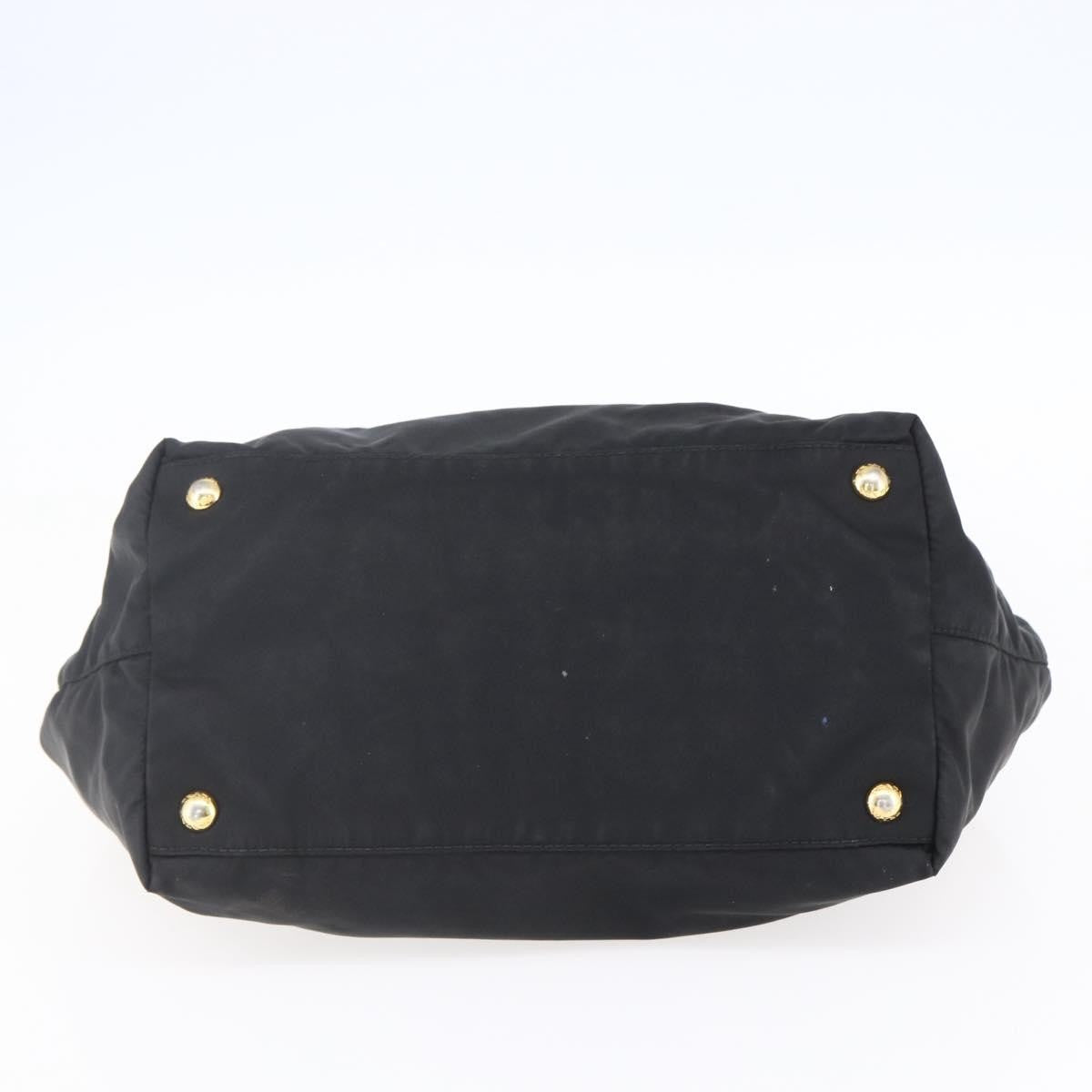 Prada Bow Tote Tessuto, BLACK, NYLON, Handbag