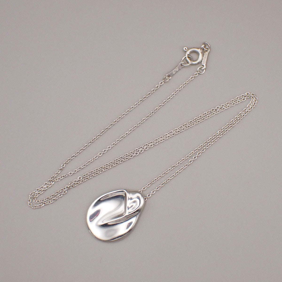 Tiffany & Co. Madonna Chain Necklace Silver, SILVER, SILVER, Necklace