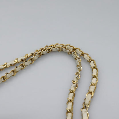 Chanel Chain Shoulder Bag Canvas, RED, CANVAS, Shoulder bag