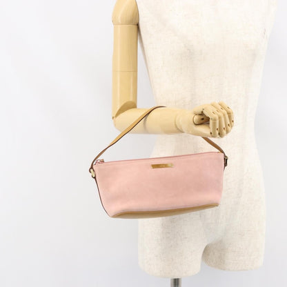 Gucci Vintage clutch Bag Leather, PINK, SUEDE, Clutche & pouche