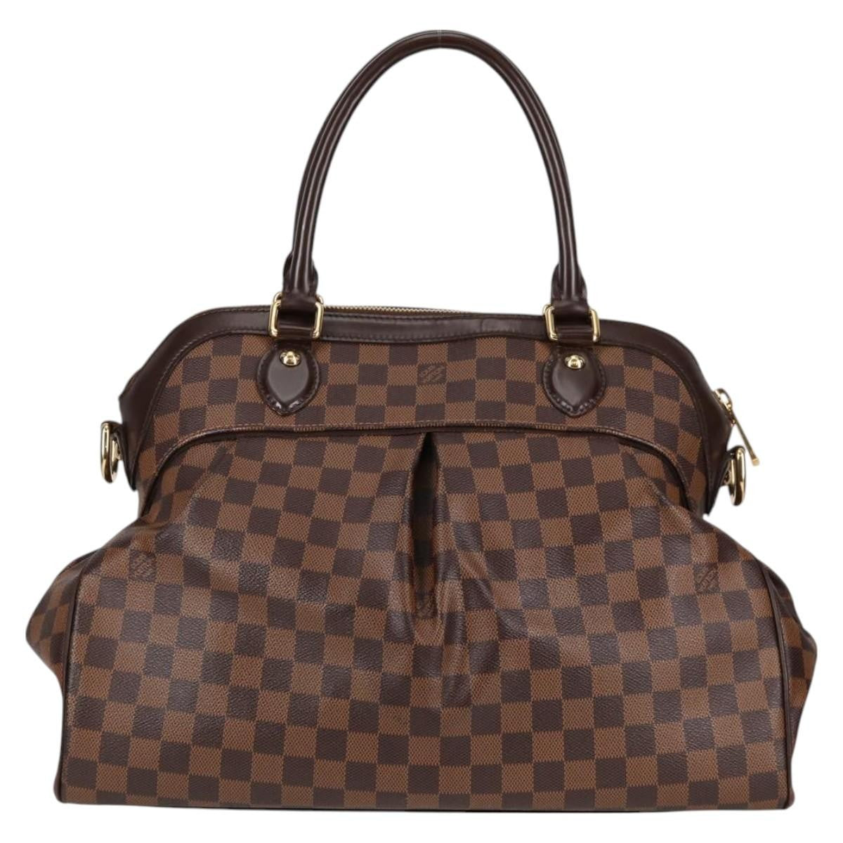 Louis Vuitton Trevi Handbag Damier, BROWN, CANVAS, Handbag