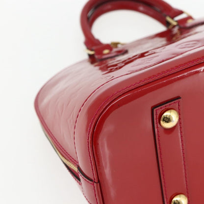 Louis Vuitton Alma Handbag Patent Leather, RED, PATENT_LEATHER, Handbag