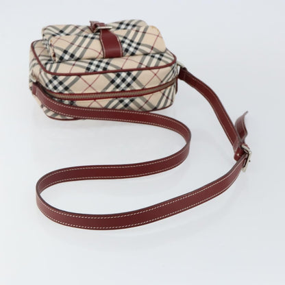 Burberry Nova Check Blue Label Canvas, BEIGE, CANVAS, Shoulder bag