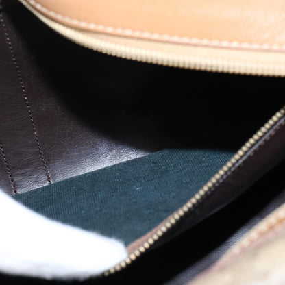 Celine Vintage Macadam Boston bag Canvas, BEIGE, CANVAS, Travel bag