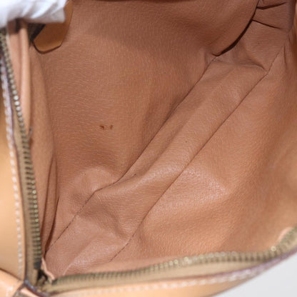 Celine Macadam Shoulder Bag PVC Leather, BROWN, PVC, Shoulder bag