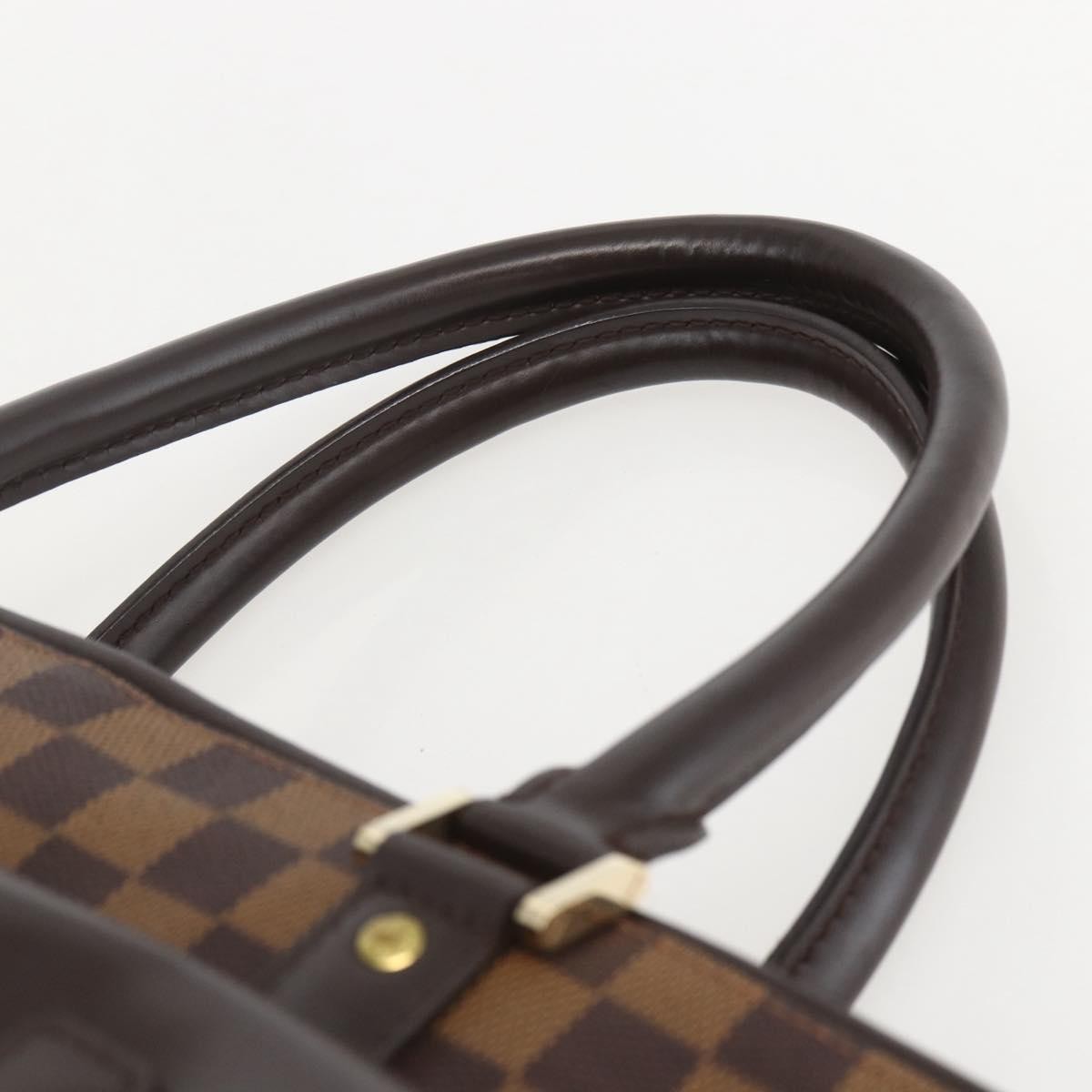 Louis Vuitton Manosque Handbag Damier, BROWN, CANVAS, Tote bag