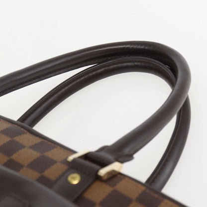 Louis Vuitton Manosque Handbag Damier, BROWN, CANVAS, Tote bag
