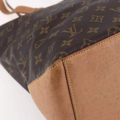 Louis Vuitton Cabas Mezzo Monogram Canvas, BROWN, CANVAS, Tote bag