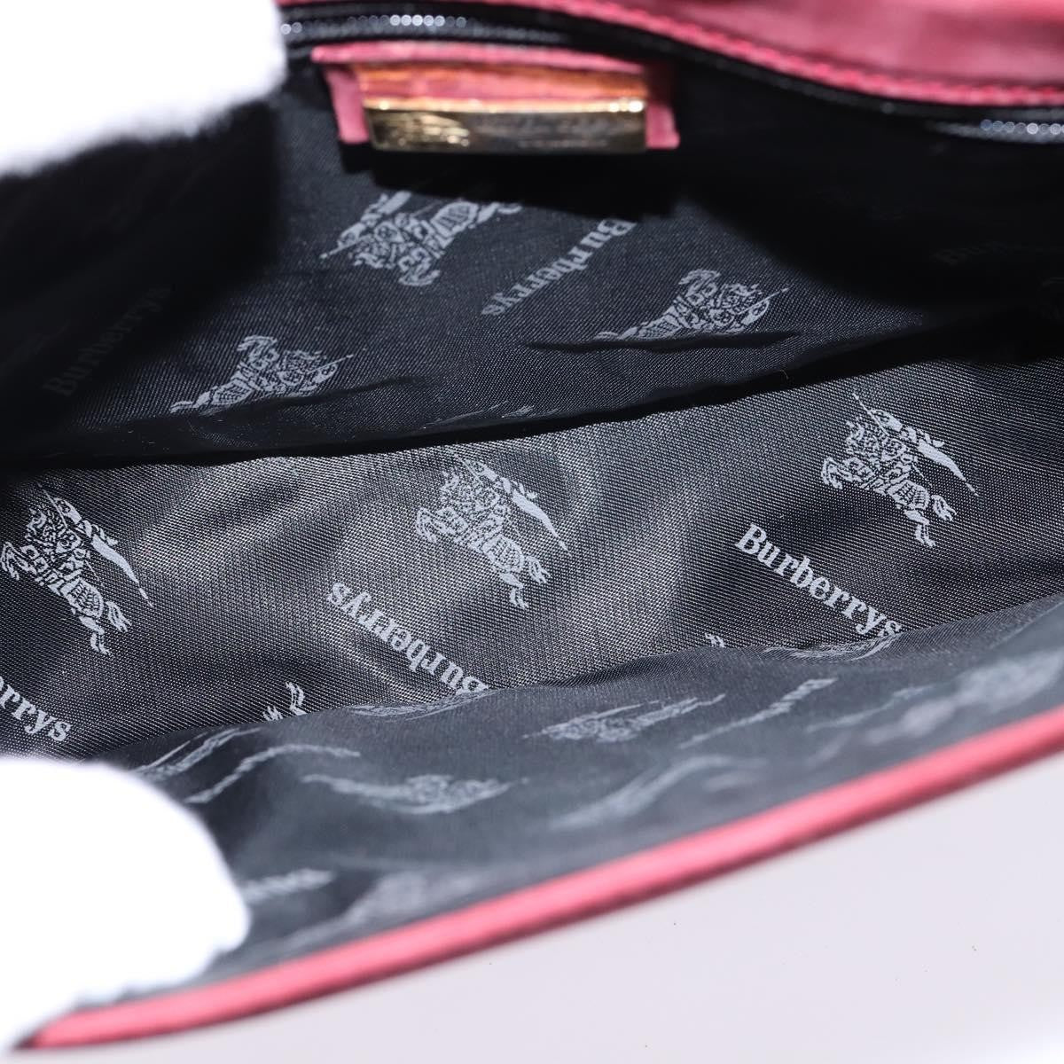 Burberry Vintage Crossbody Bag Suede, PINK, SUEDE, Shoulder bag