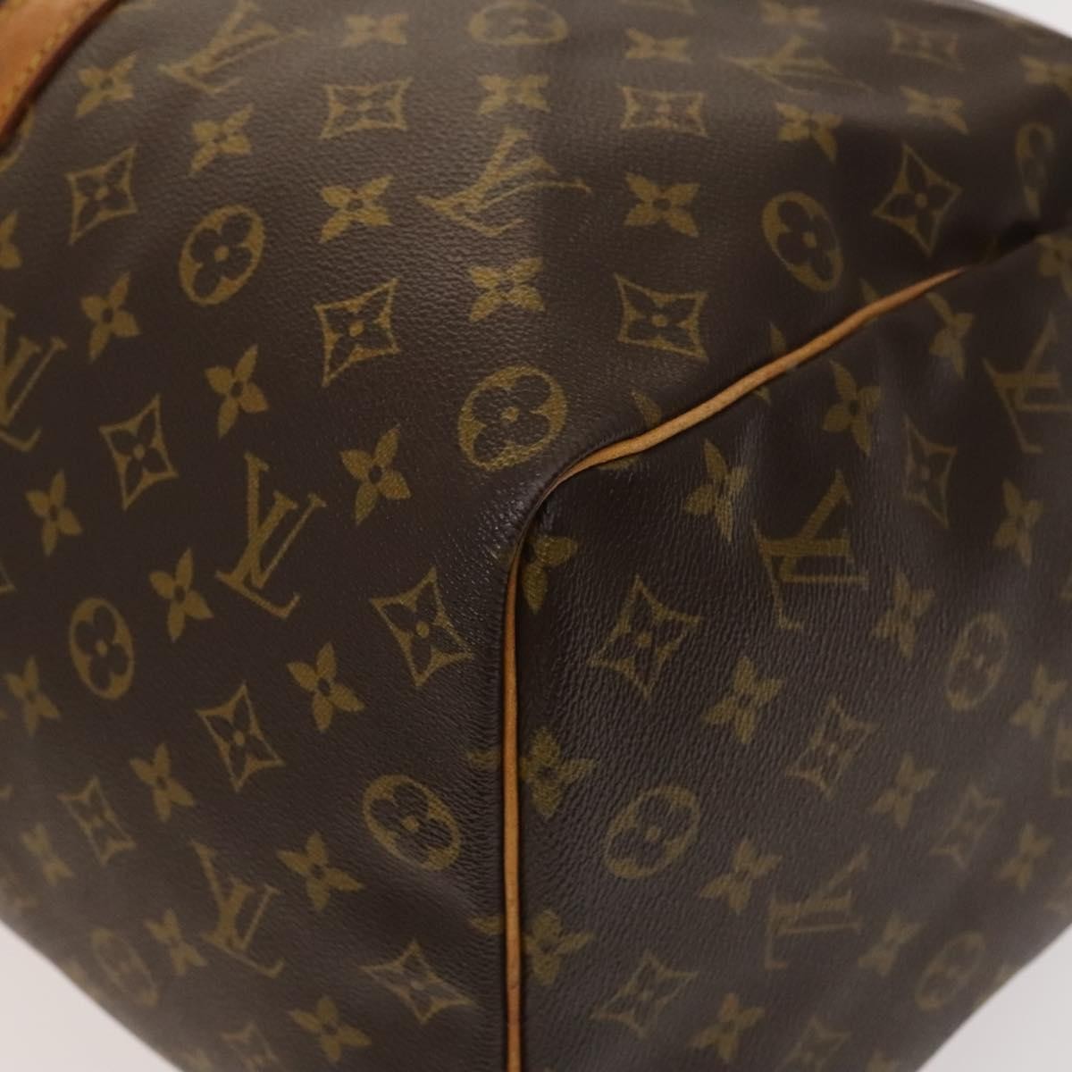 Louis Vuitton Keepall Bag Monogram Canvas, BROWN, CANVAS, Travel bag