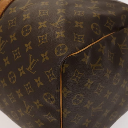 Louis Vuitton Keepall Bag Monogram Canvas, BROWN, CANVAS, Travel bag