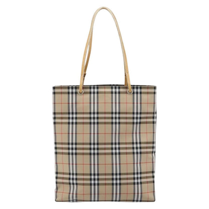Burberry Nova Check Tote Nylon, BEIGE, NYLON, Tote bag