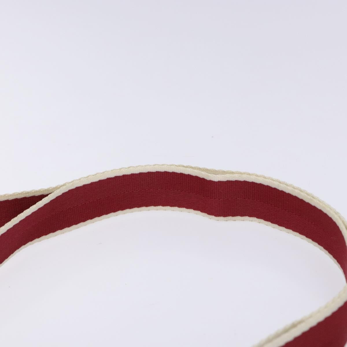 Christian Dior Vintage Flap Crossbody Bag Canvas, RED, CANVAS, Shoulder bag