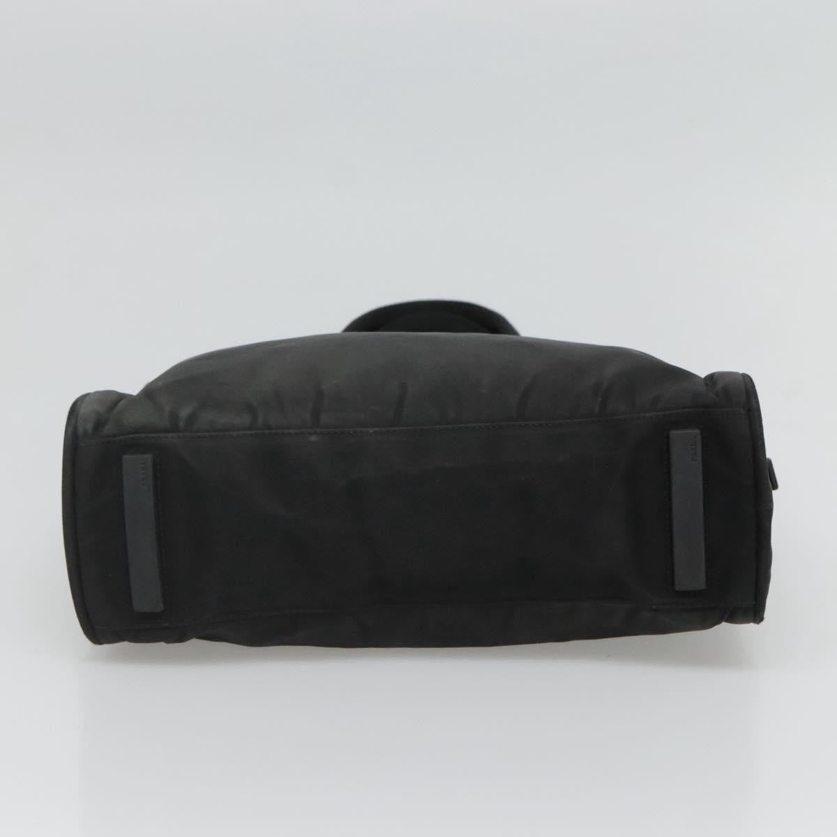 Prada Zip Around Tote Tessuto, BLACK, NYLON, Tote bag