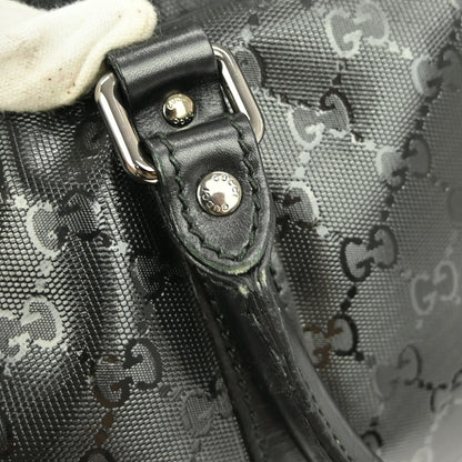 Gucci Convertible Briefcase GG Imprime, BLACK, CANVAS, Travel bag