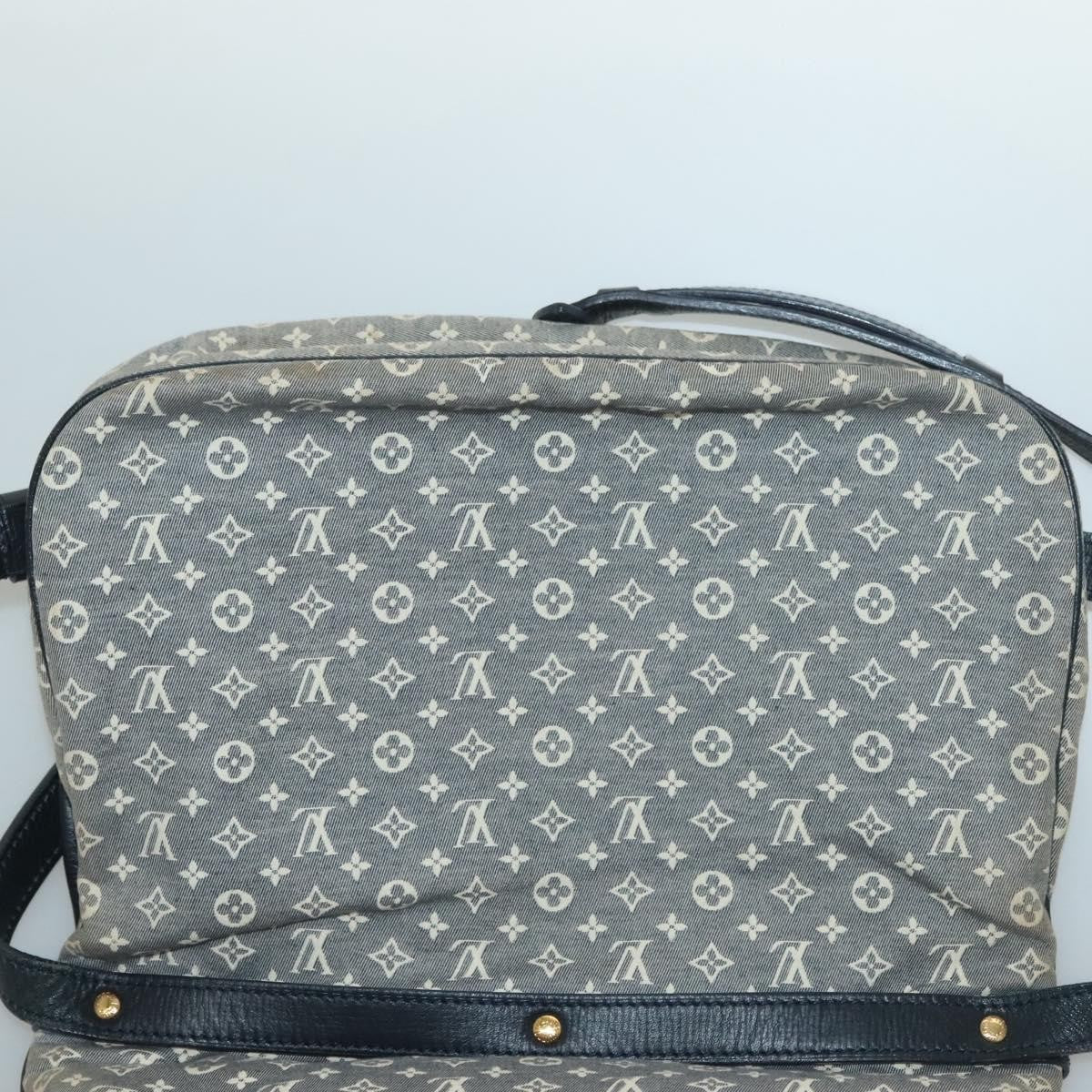 Louis Vuitton Saumur Handbag Monogram Idylle, GRAY, CANVAS, Handbag