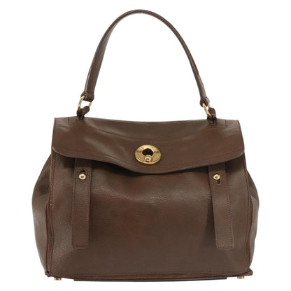 Saint Laurent Muse Two Bag Leather, BROWN, LEATHER, Handbag