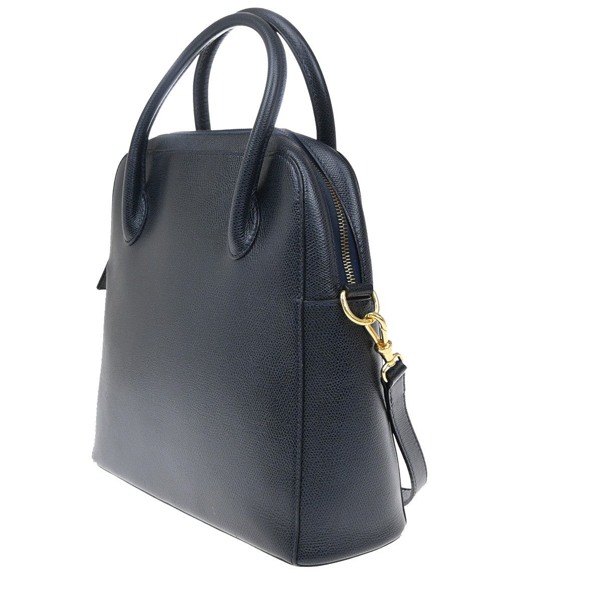Celine Handbag Leather, NAVY, LEATHER, Handbag