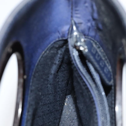 Gucci Vintage Handbag Nylon, BLUE, NYLON, Handbag