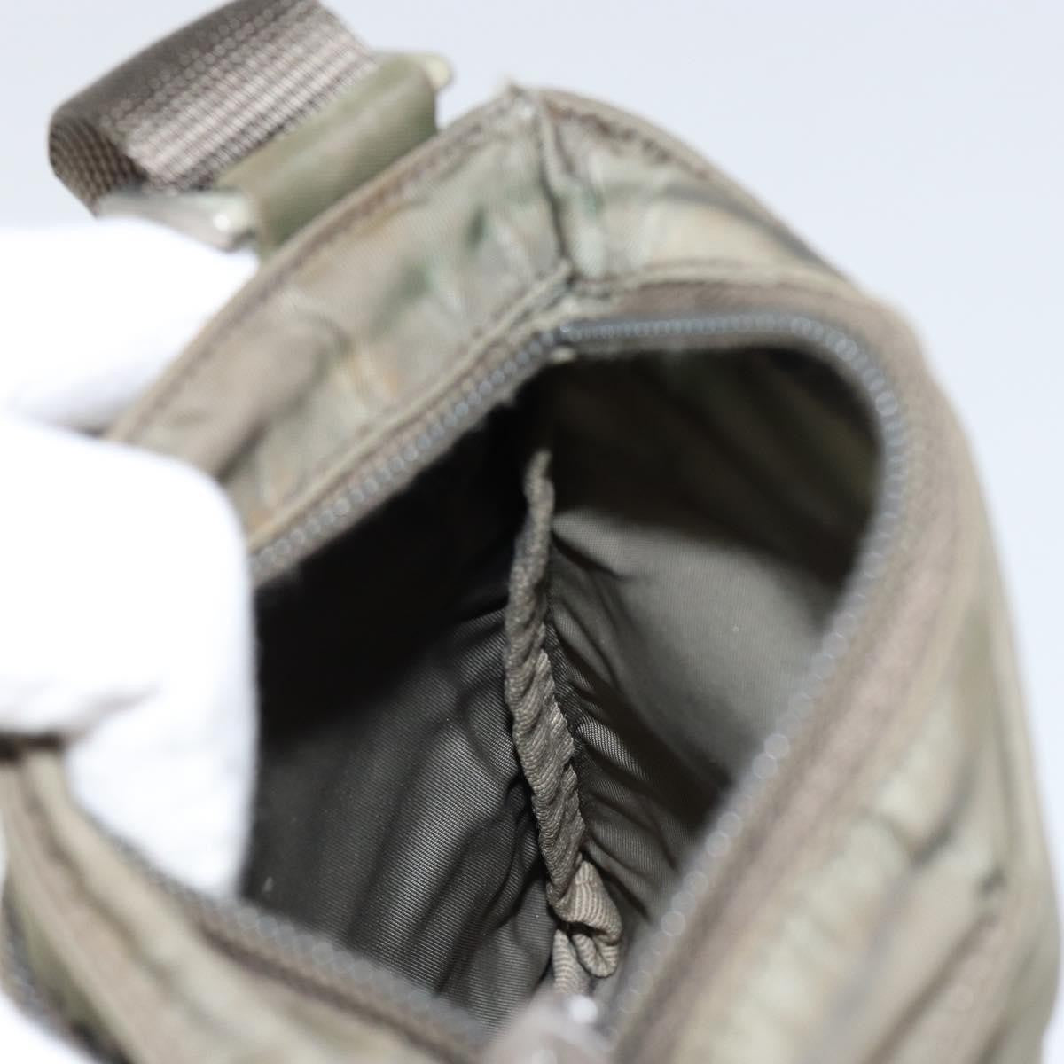 Prada Front Pocket Messenger Bag Tessuto, KHAKI, NYLON, Shoulder bag
