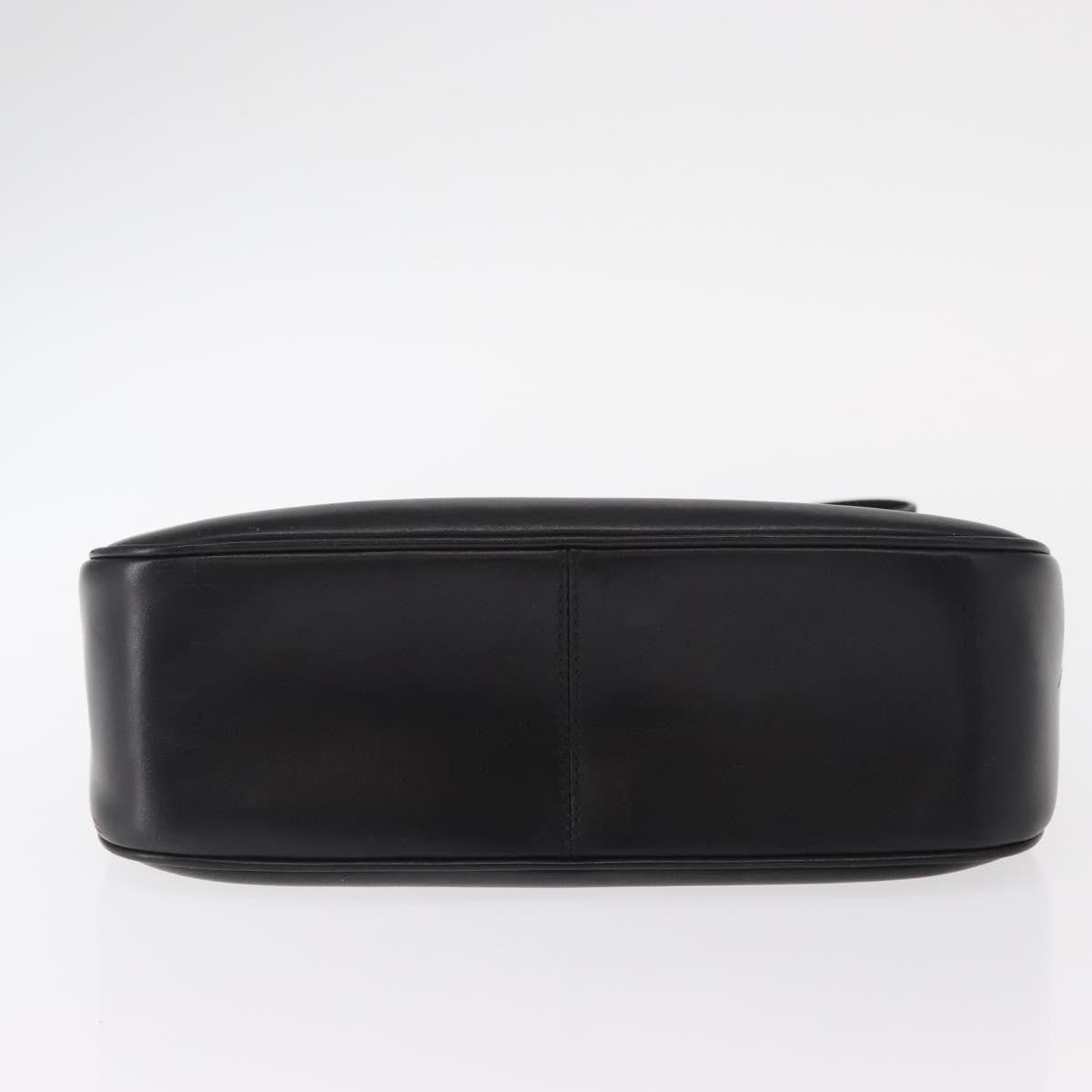 Salvatore Ferragamo Vala Shoulder Bag Leather, BLACK, LEATHER, Shoulder bag