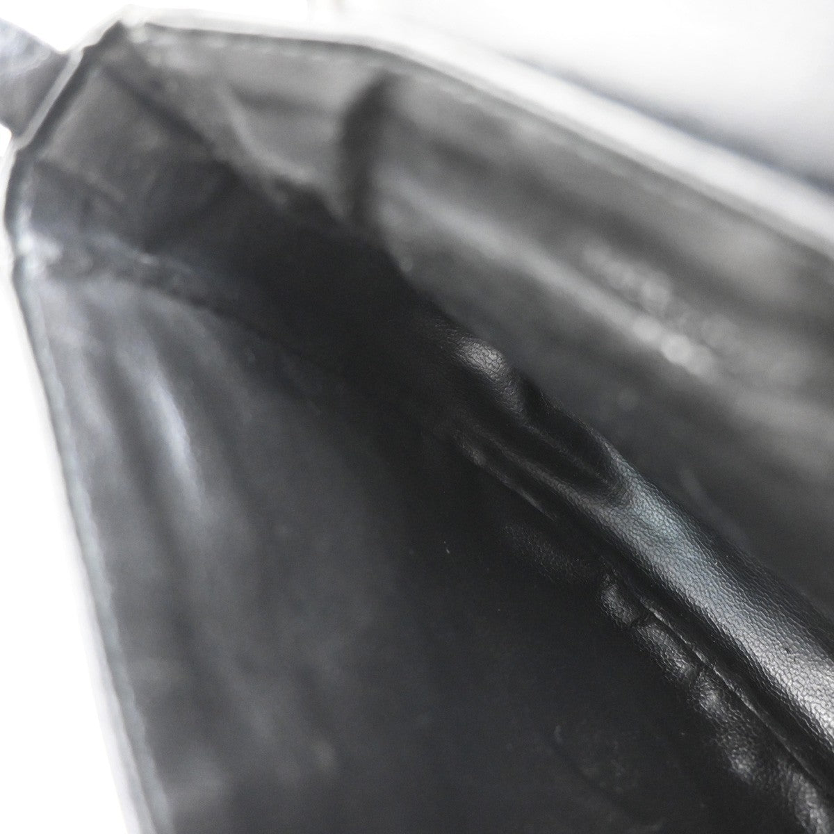 Celine Vintage Shoulder Bag Leather, BLACK, LEATHER, Shoulder bag