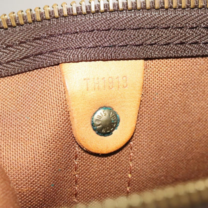 Louis Vuitton Keepall Bandouliere Bag Monogram Canvas, BROWN, CANVAS, Travel bag