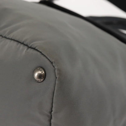 Prada Convertible Double Tote Tessuto, BLACK, NYLON, Handbag