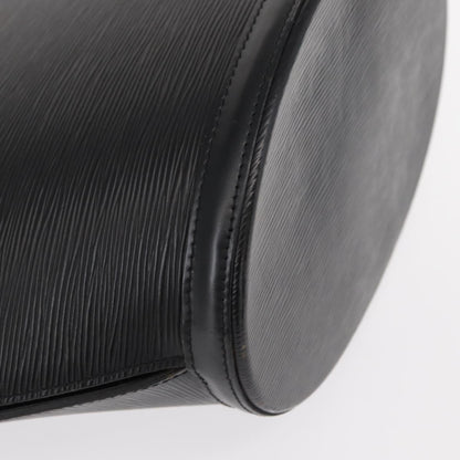 Louis Vuitton Saint Jacques Handbag Epi Leather, BLACK, LEATHER, Shoulder bag