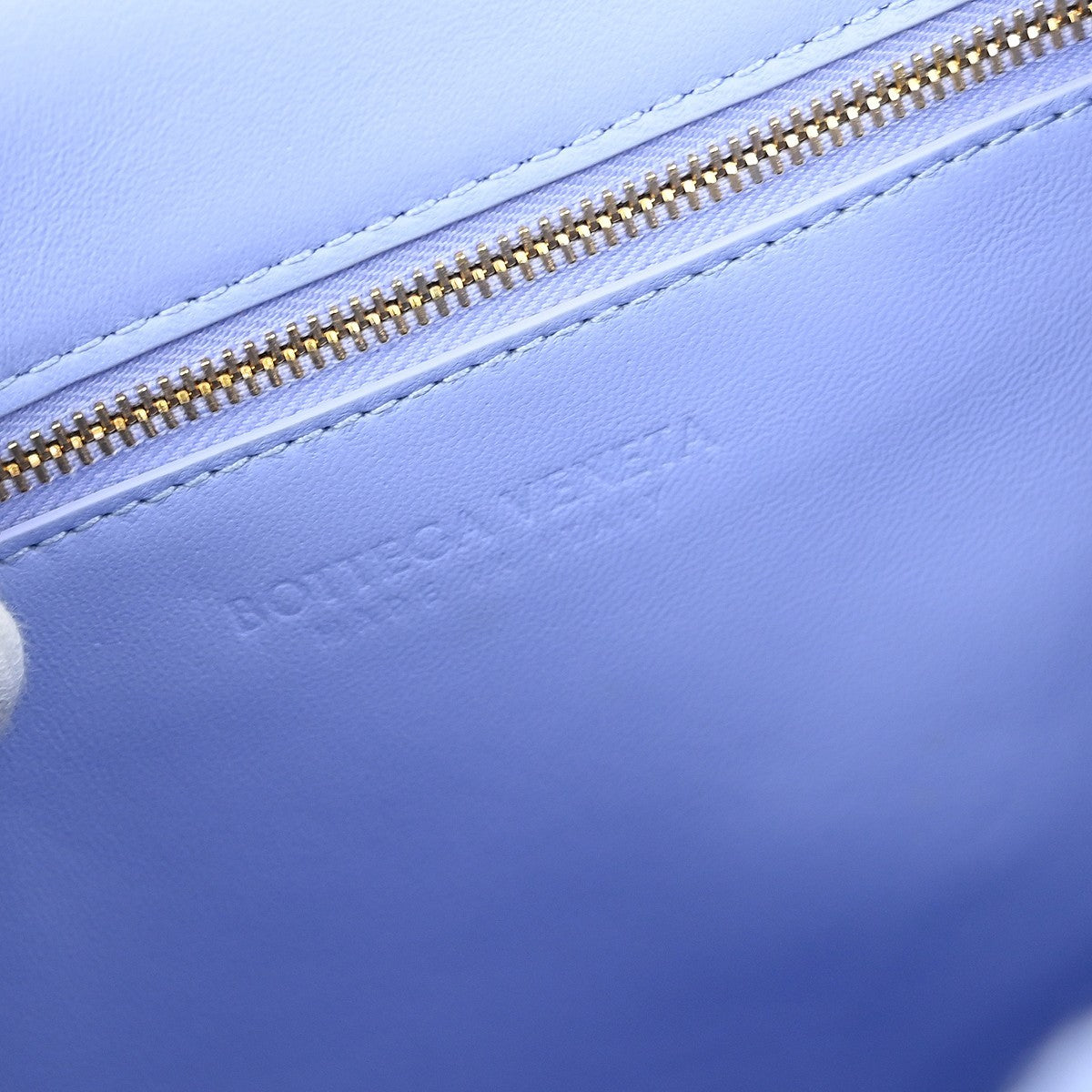 Bottega Veneta Clip Flap Bag Boucle with Crystals, BLUE, CANVAS, Shoulder bag