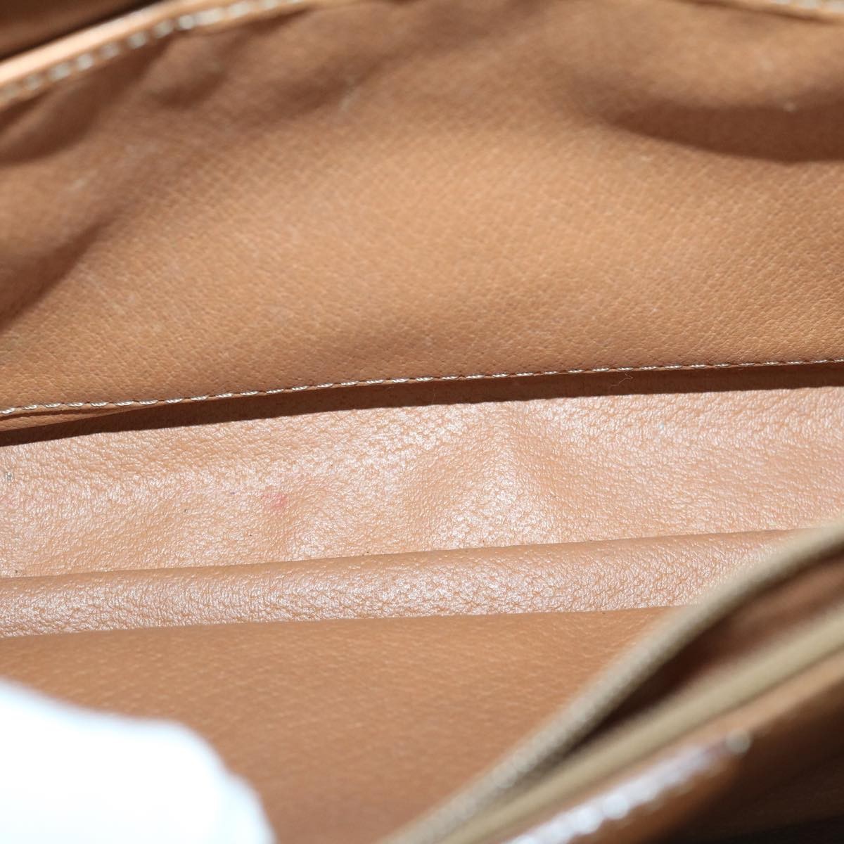 Celine Macadam Shoulder Bag PVC Leather, BROWN, CANVAS, Shoulder bag