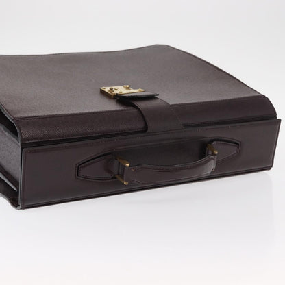 Louis Vuitton Pilot Briefcase Taiga Leather, BROWN, LEATHER, Briefcase