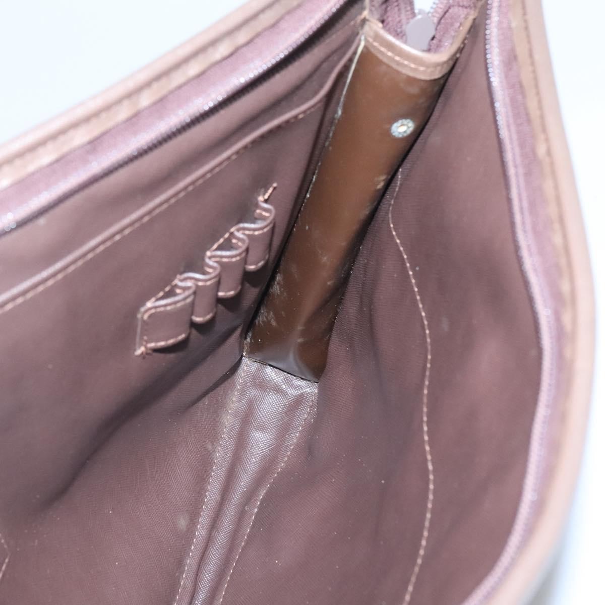 Burberry Nova check Pochette Canvas, BEIGE, CANVAS, Clutche & pouche