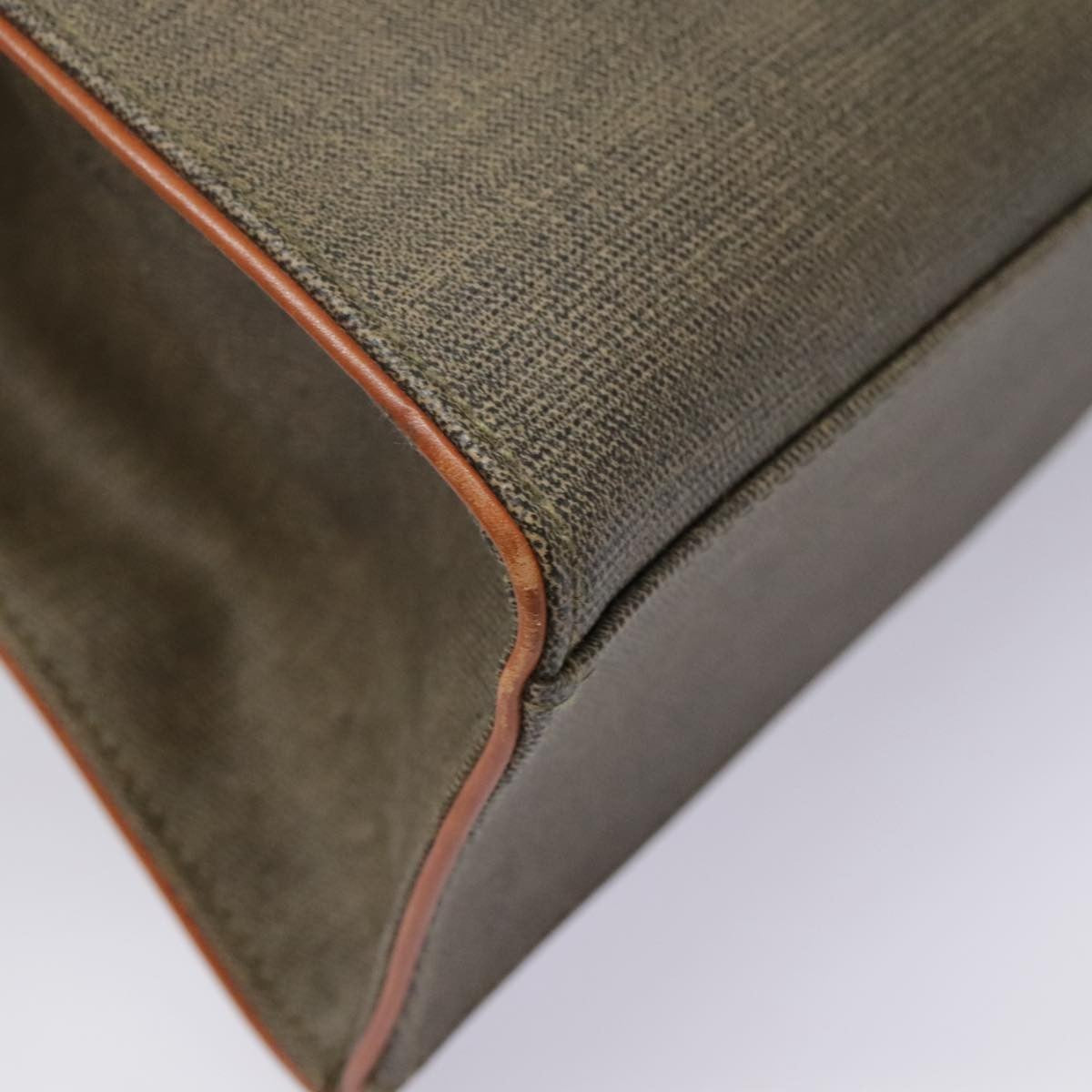 Fendi Vintage Top Handle Bag PVC, BROWN, PVC, Handbag