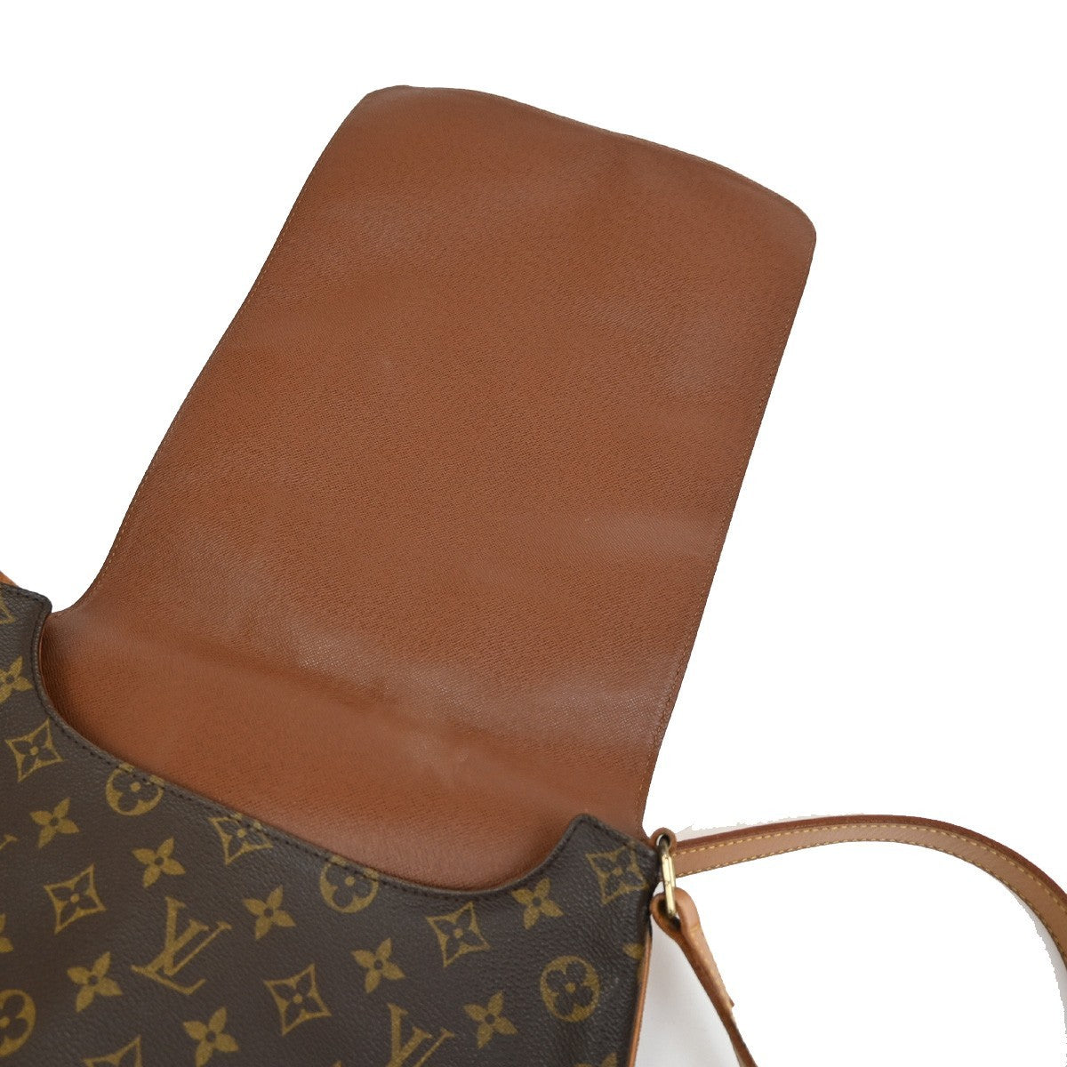 Louis Vuitton Musette Handbag Monogram Canvas, BROWN, CANVAS, Shoulder bag