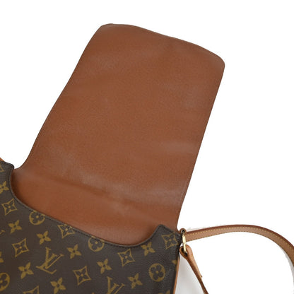 Louis Vuitton Musette Handbag Monogram Canvas, BROWN, CANVAS, Shoulder bag
