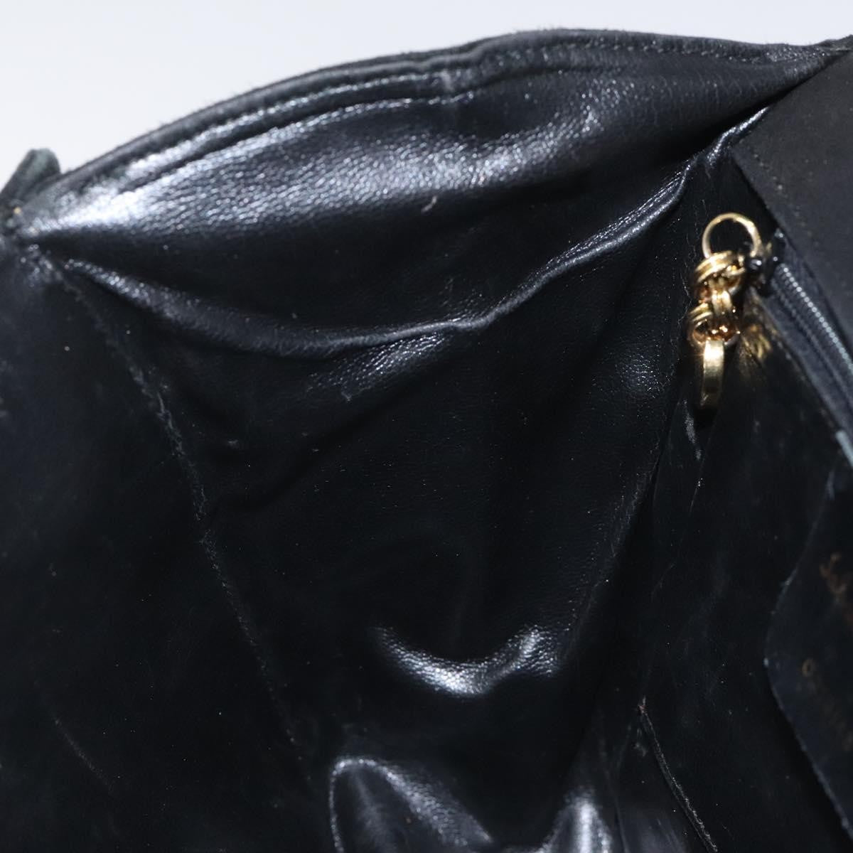 Salvatore Ferragamo Gancini Shoulder Bag Suede, BLACK, SUEDE, Shoulder bag