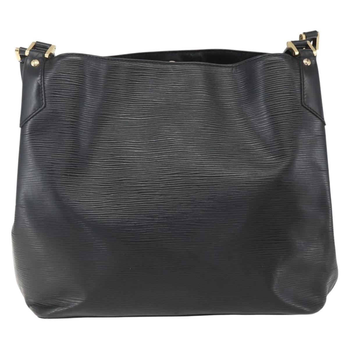 Louis Vuitton Mandara Handbag Epi Leather, BLACK, LEATHER, Tote bag