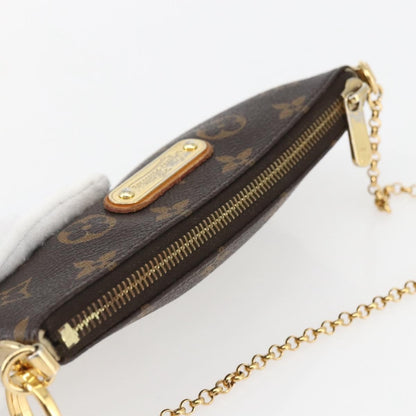Louis Vuitton Milla Pochette Monogram Canvas, BROWN, CANVAS, Clutche & pouche