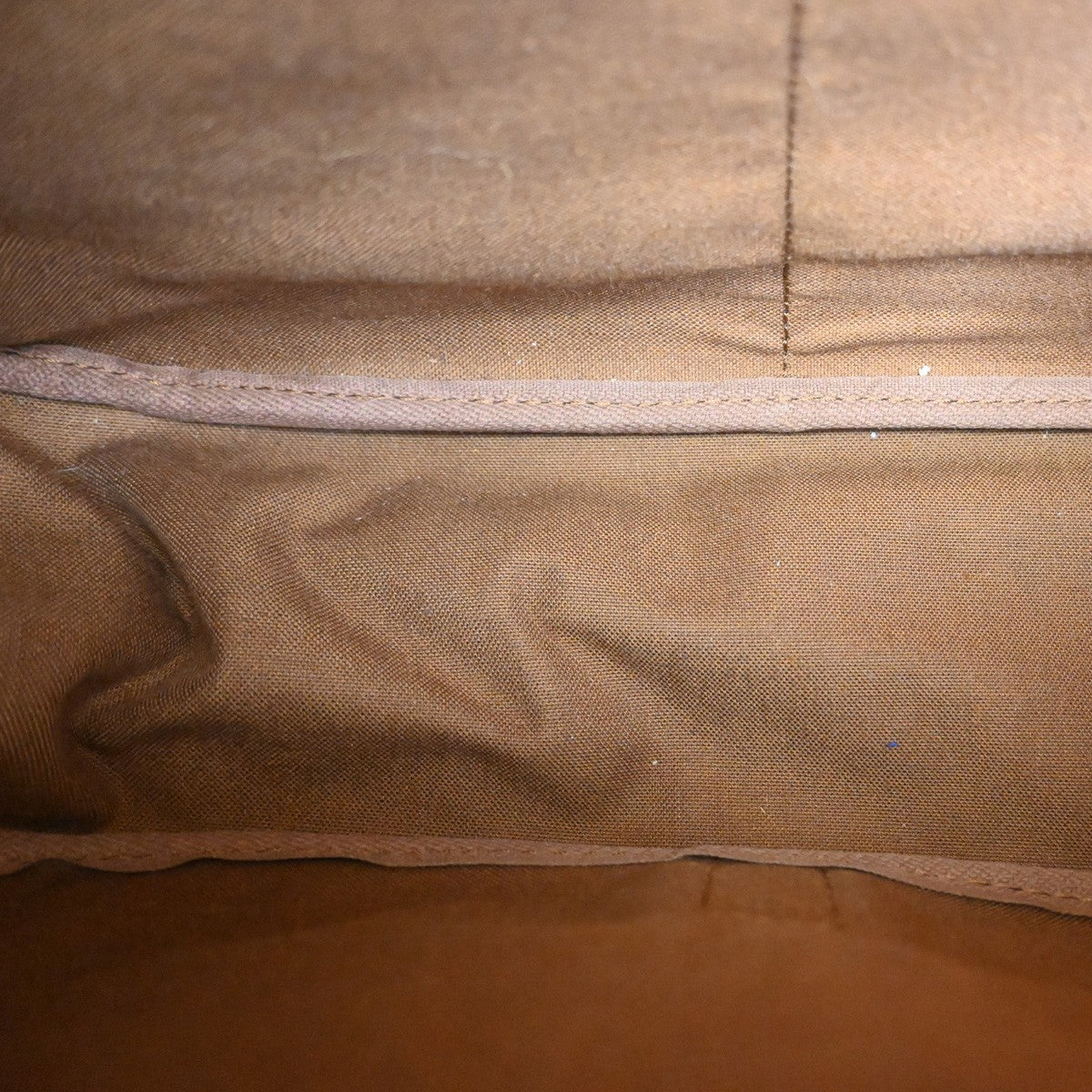 Louis Vuitton Saumur Handbag Monogram Canvas, BROWN, CANVAS, Shoulder bag