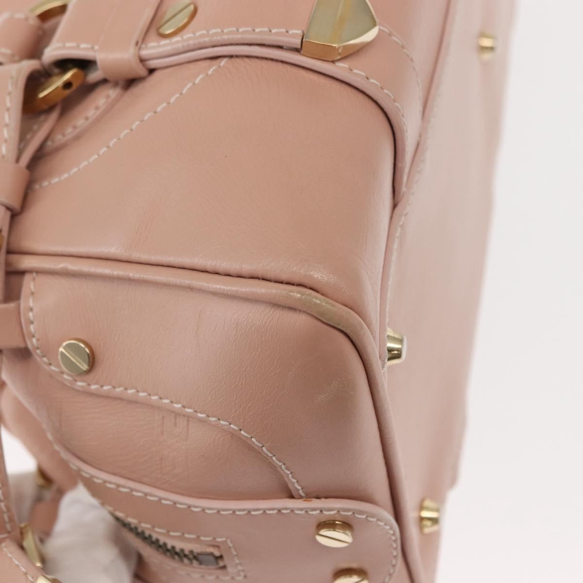 Versace Vintage Medusa Belt Bag Leather, PINK, LEATHER, Handbag