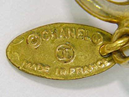 Chanel CC Pendant Necklace Metal, GOLD, GOLD_PLATED, Necklace