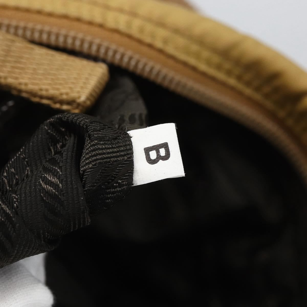 Prada Buckle Messenger Bag Tessuto, BEIGE, NYLON, Shoulder bag