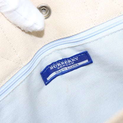 Burberry Blue Label Tote Bag Canvas, BEIGE, CANVAS, Tote bag