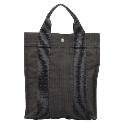 Hermes Herline Backpack Canvas, GRAY, CANVAS, Backpack