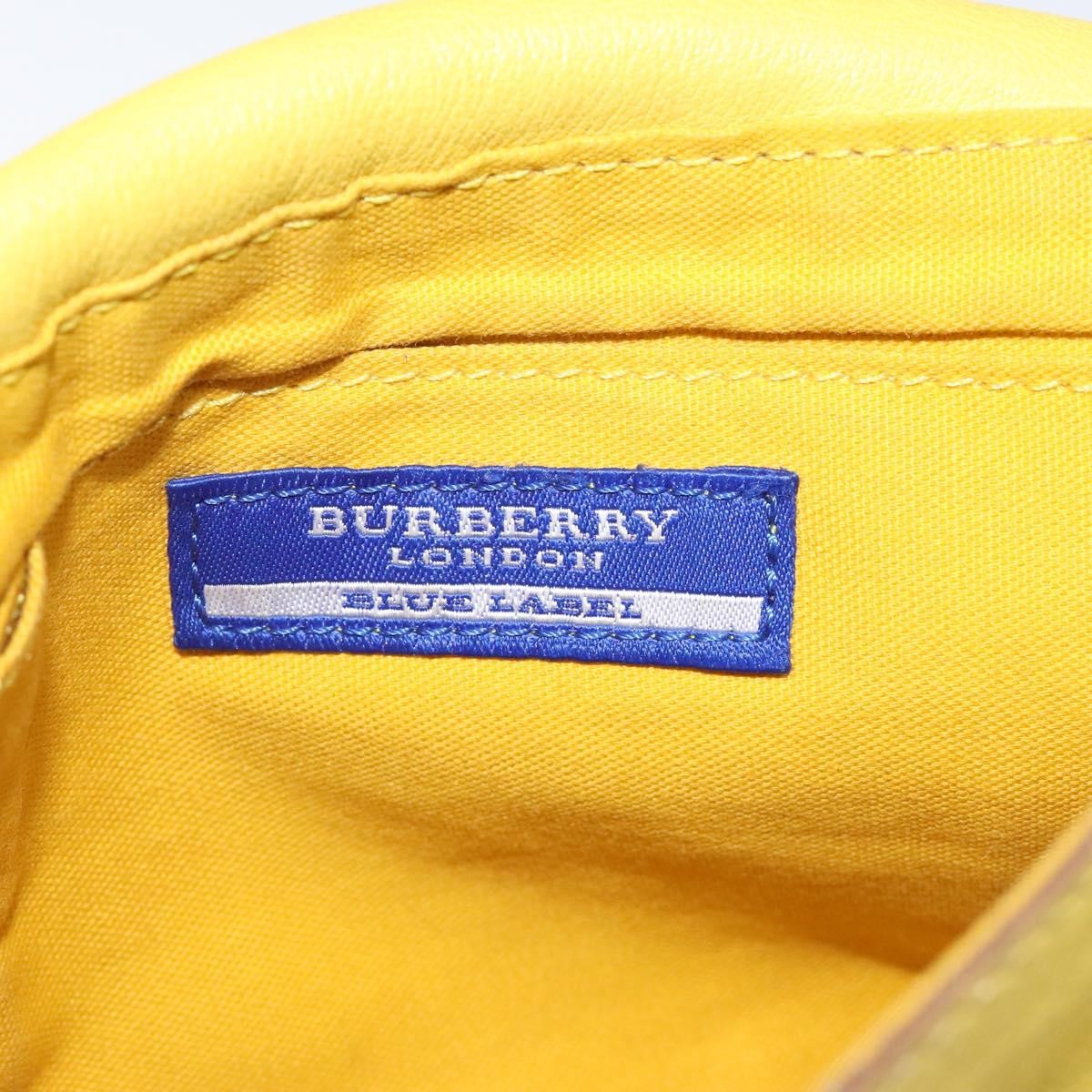 Burberry Flap Shoulder Bag Leather, YELLOW, LEATHER, Shoulder bag