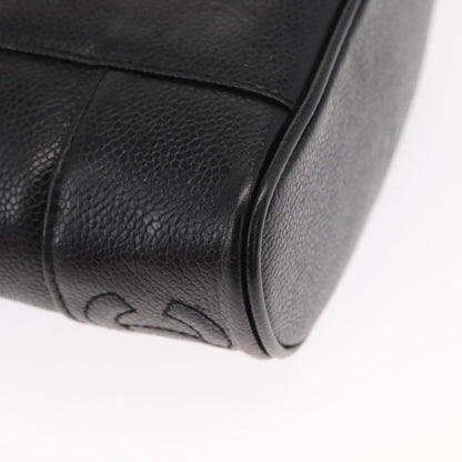 Chanel Vintage CC Shoulder Bag Caviar, BLACK, LEATHER, Shoulder bag